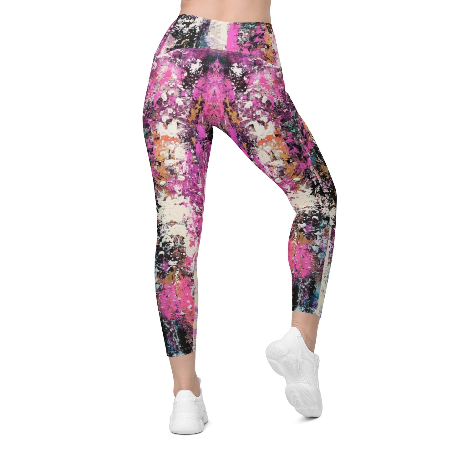 Leggings with pockets - "Sweet Dreams 3"