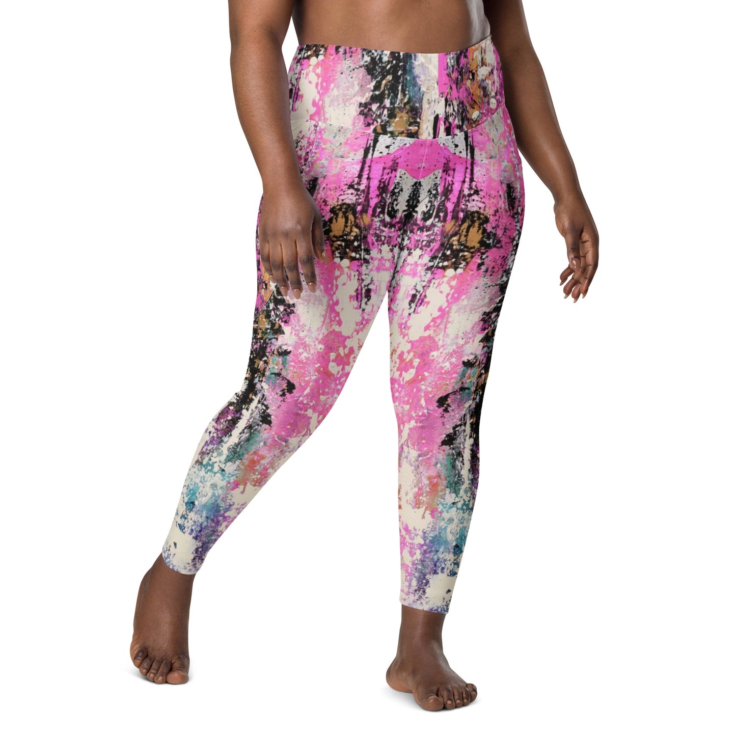 Leggings with pockets - "Sweet Dreams 3"